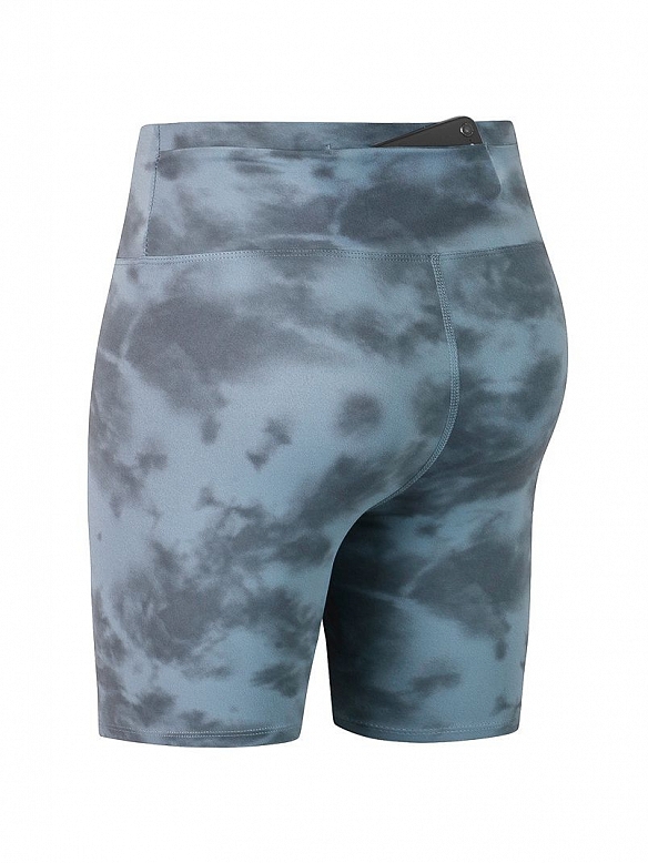 Damen Batik Shaping Sport-Radlershorts Kurze Laufhose FH022