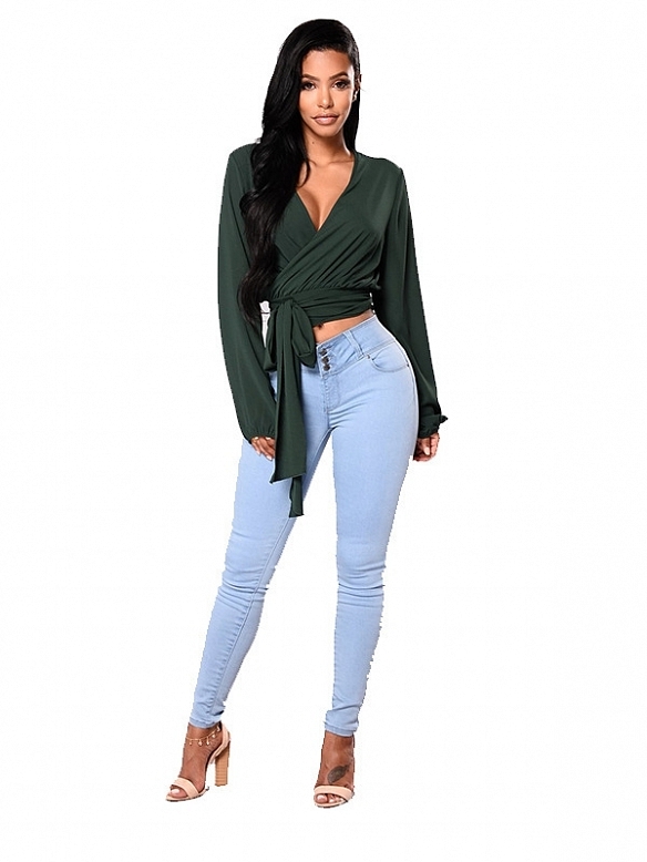 Damen High Waist Shaping-Jeans FH128