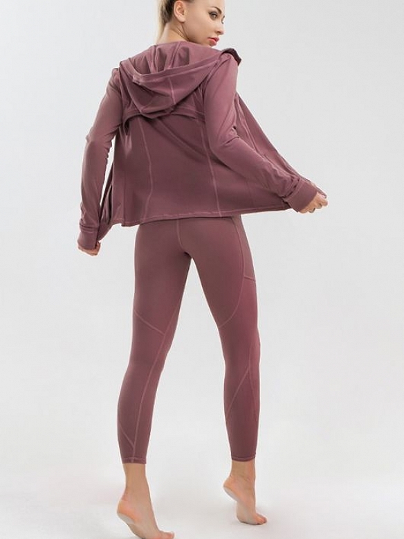 Damen Sportjacke mit Kapuze FT018