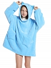 Kinder Gemusterte Oversized Hoodie FT054