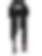 Damen Skinny Hose aus Lederimitat FH113