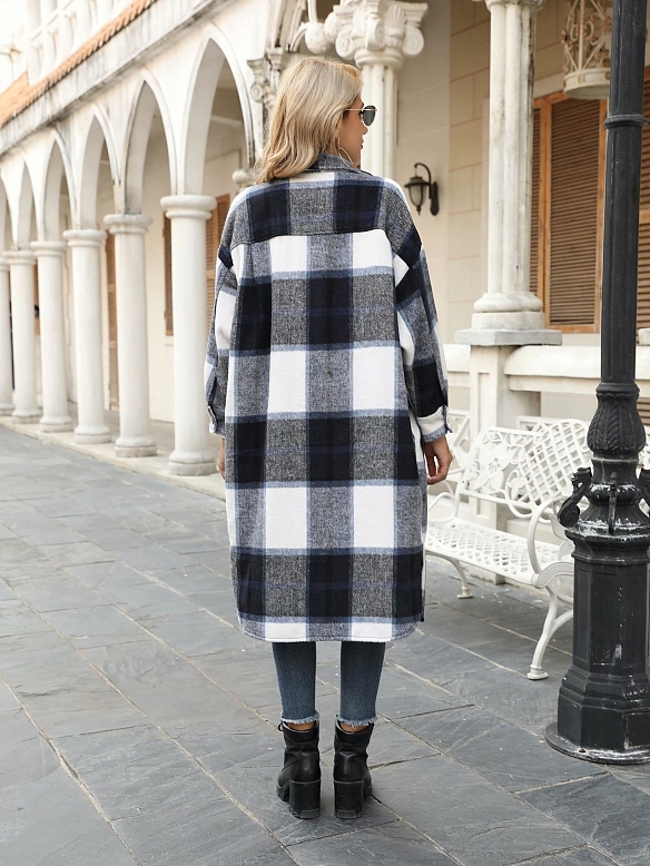 Damen Oversized Mantel FT040