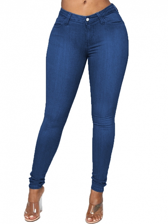 Damen Super Skinny High Waist Jeans FH191