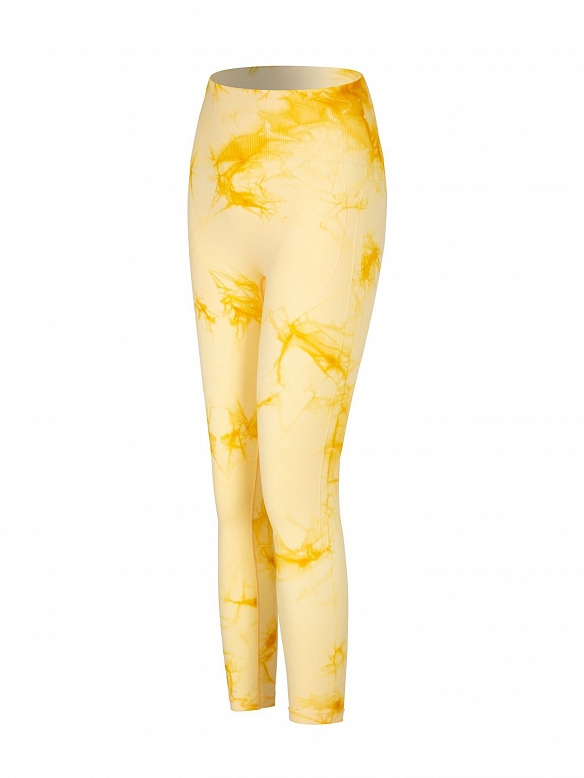 Damen Batik Hohe Tailie Sporttights Push Up Leggings FH239