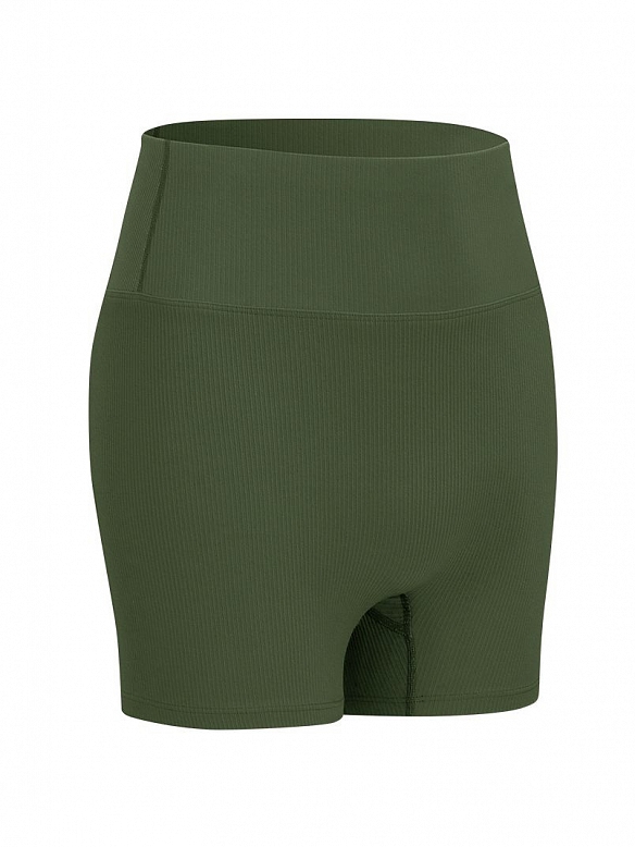 Damen Seamless High Waist Hotpants Shorts FH021