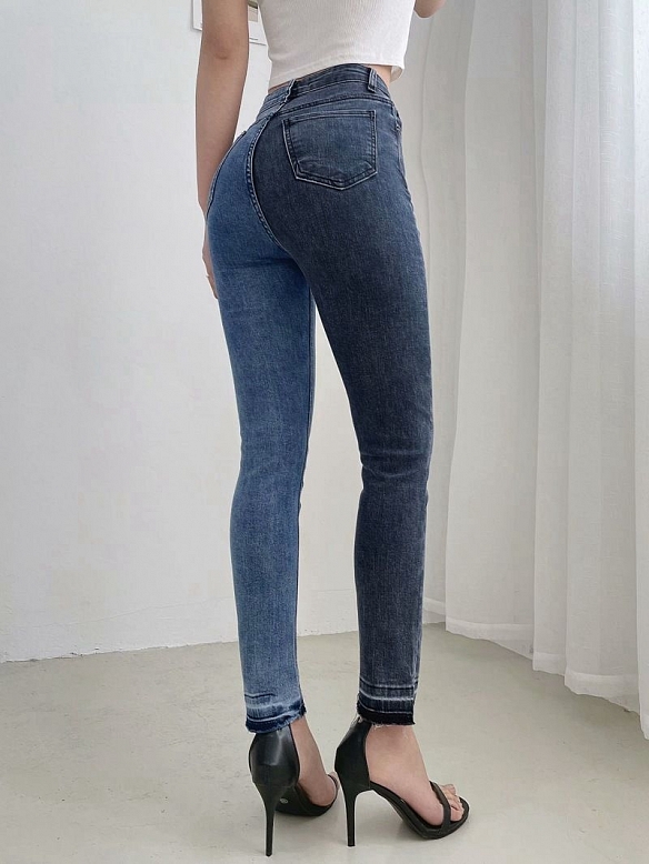 Damen Super Skinny High Jeans FH067