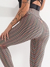 Damen Hohe elastische Gestrickte Leggings Yogahose FH083