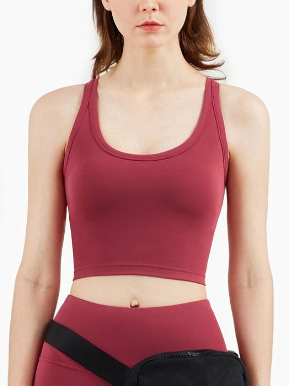 Damen High Support Sport-BH Fitness Bra Top FT010