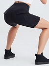 Damen High Waist Push Up Sportshorts Laufshorts FH090