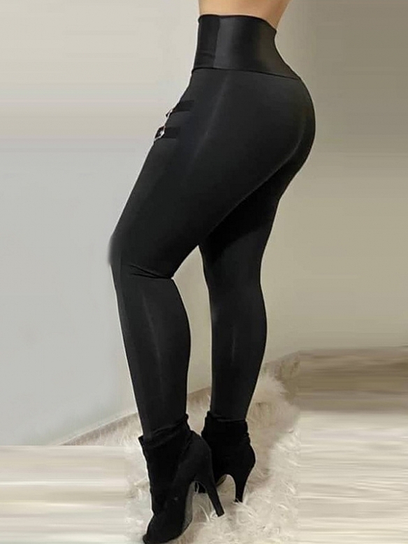 Damen High Waist Push Up Leggings FH143