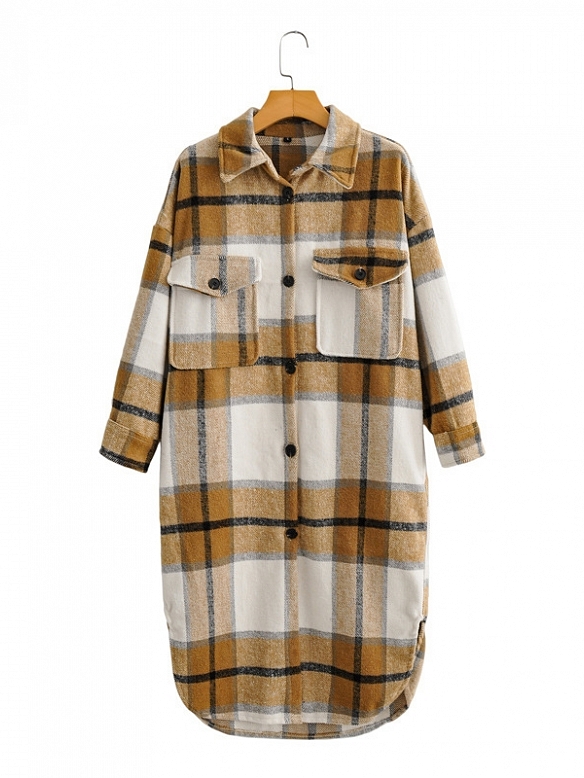 Damen Oversized Mantel FT040