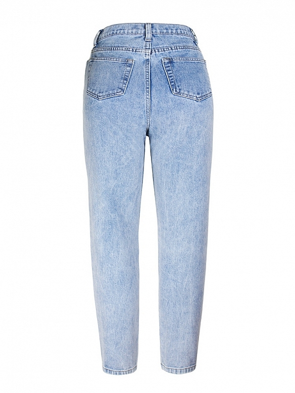 Damen Boyfriend Loose High Jeans FH203