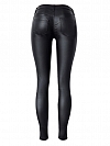 Damen Hose aus Lederimitat mit Zippern FH103