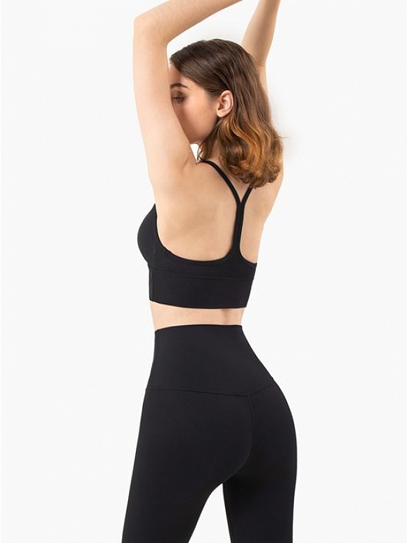 Damen Atmungsaktive Sport-BH Yoga Top FT007