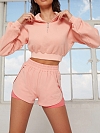 Damen Sport-Set Sweatshirt und Shorts FA020