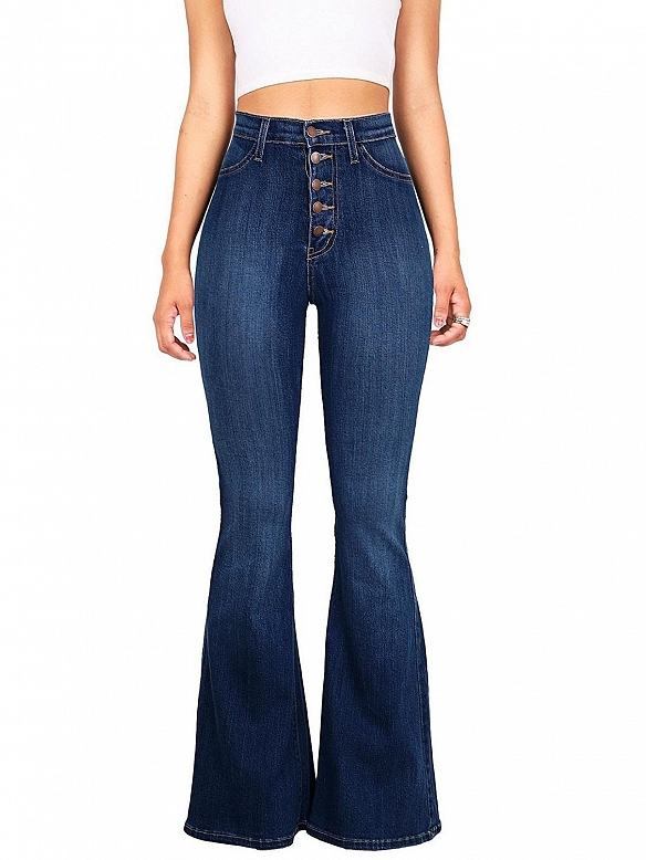 Damen Flare High Waist Jeans FH110