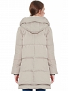 Damen Wintermantel mit Reißverschluss und Kapuze FT061