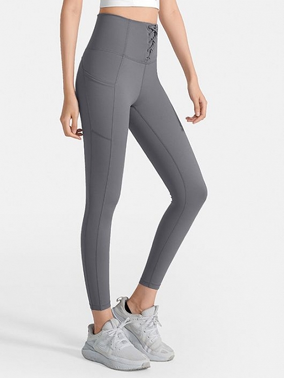 Damen High Waist Shaping-Tights mit breitem Taillenband FH043