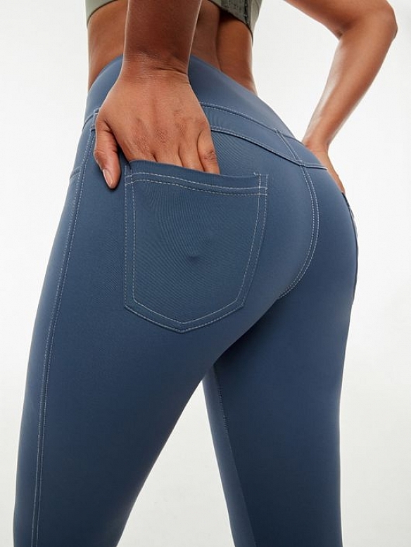 Damen High Waist Jeans-Leggings FH042