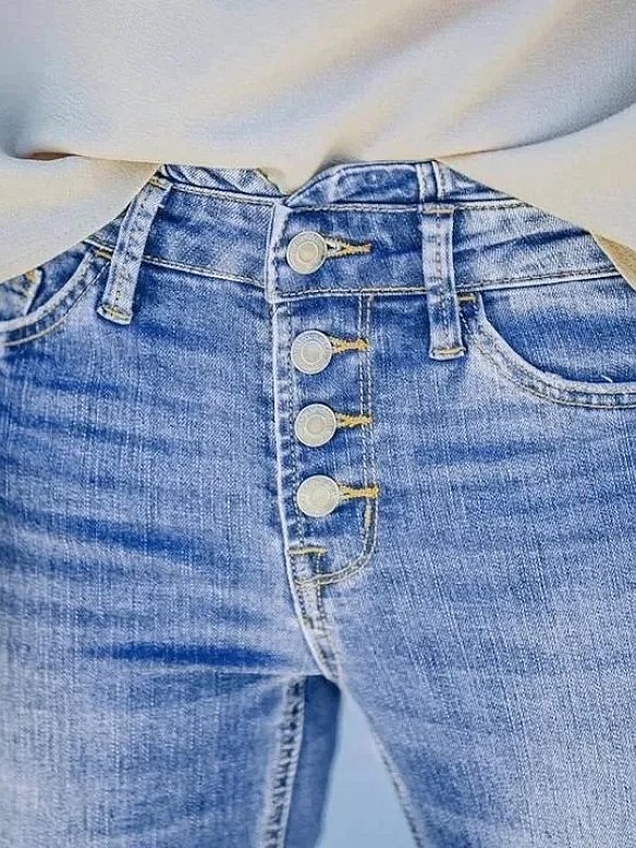 Damen Flare Jeans FH224