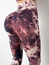 Damen Batik Hohe Tailie Sporttights Push Up Leggings FH239