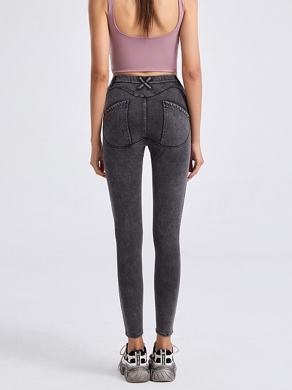 Damen High Waist Jeans-Leggings FH208