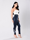 Damen Skinny High Ankle Jeans FH121