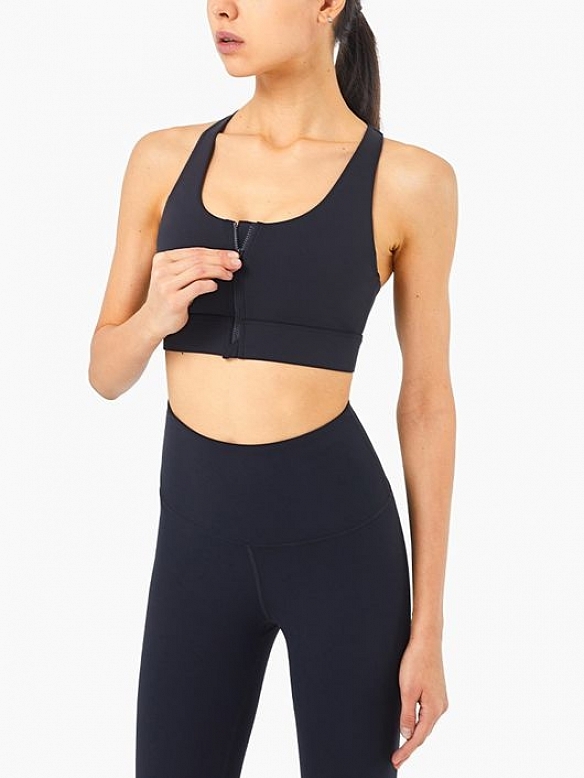 Damen Sport-BH mit Reißverschluss FT011