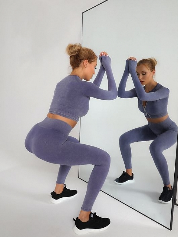 Damen Schnelltrocknende Yoga Set Sportanzug FA008