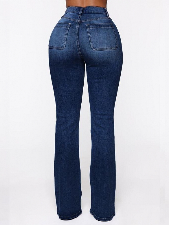 Damen Flare High Waist Jeans FH153