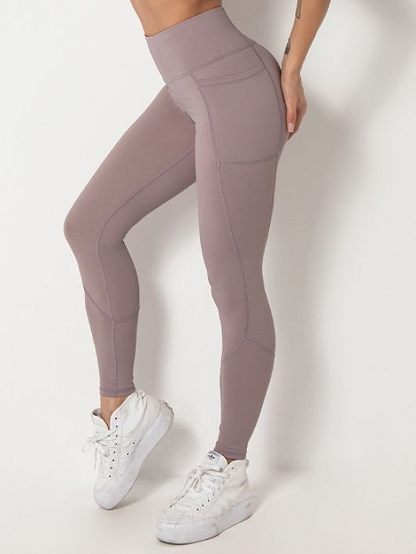 Damen High Waist Shaping-Tights mit Taschen FH004