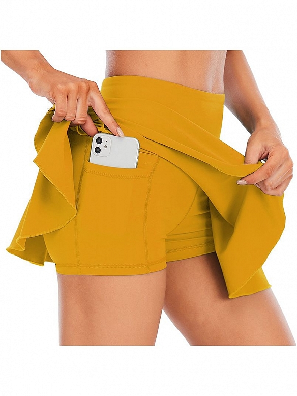 Damen Schnelltrocknender Sport Rock mit Tights FH026