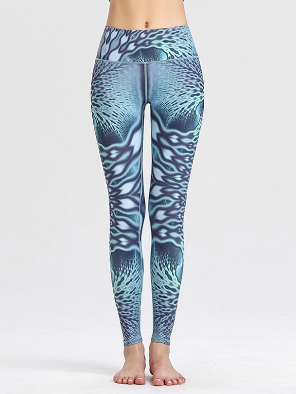 Damen Gemusterte Leggings Yogahose FH160