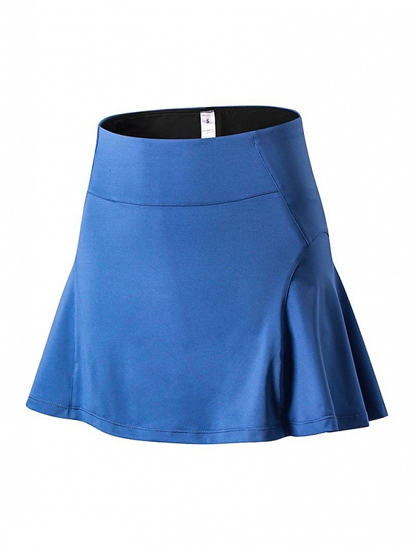 Damen High Waist Sport Rock mit Tights Tennis Hosenrock FH038