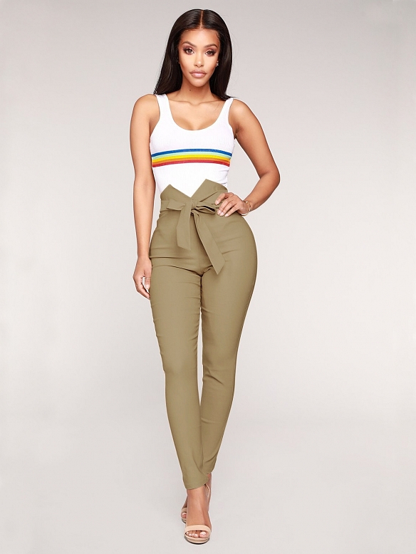 Damen Slim Fit High Leggings FH135