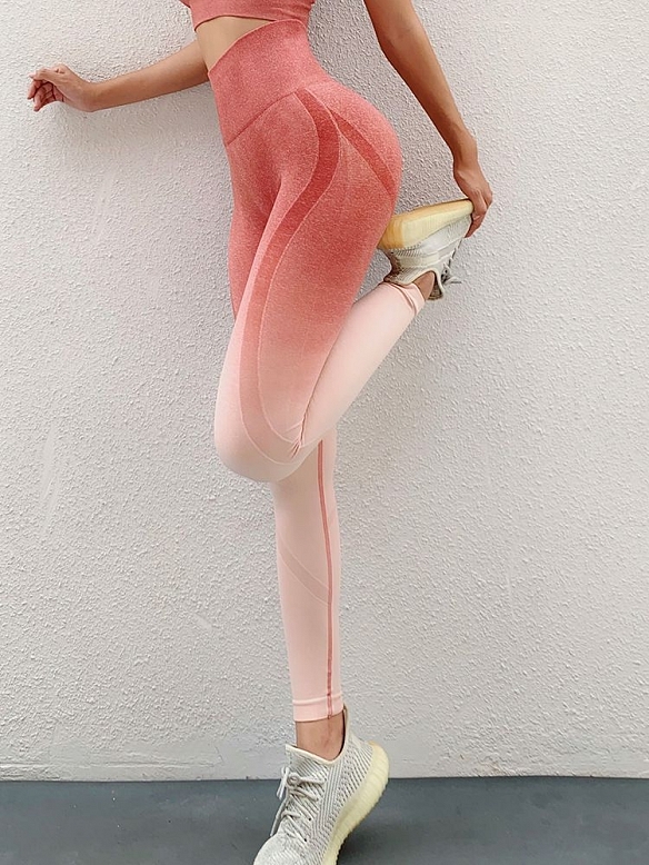 Damen Nahtlose Yogahose Sporttights FH069