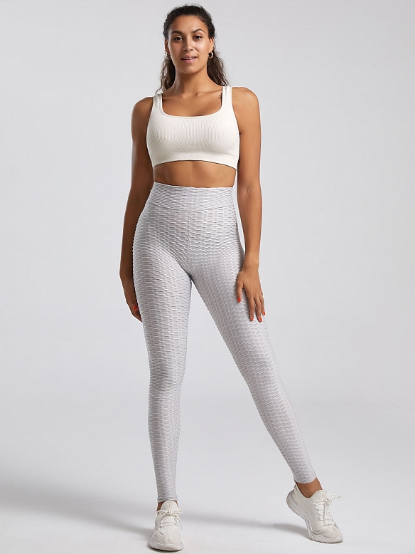Damen Atmungsaktive Yogahose Push Up Sporttights FH086