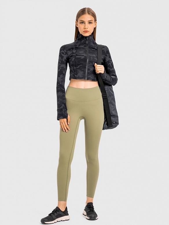 Damen Cropped Sportjacke Kurze Sportjacke FT033