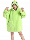 Kinder Gemusterte Oversized Hoodie FT054