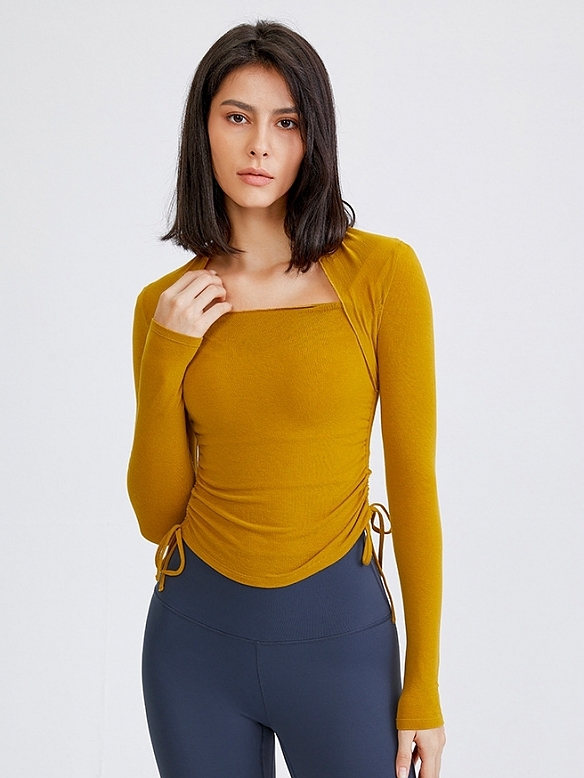 Damen Schnelltrocknendes Sporttop Fitnessshirt FT064