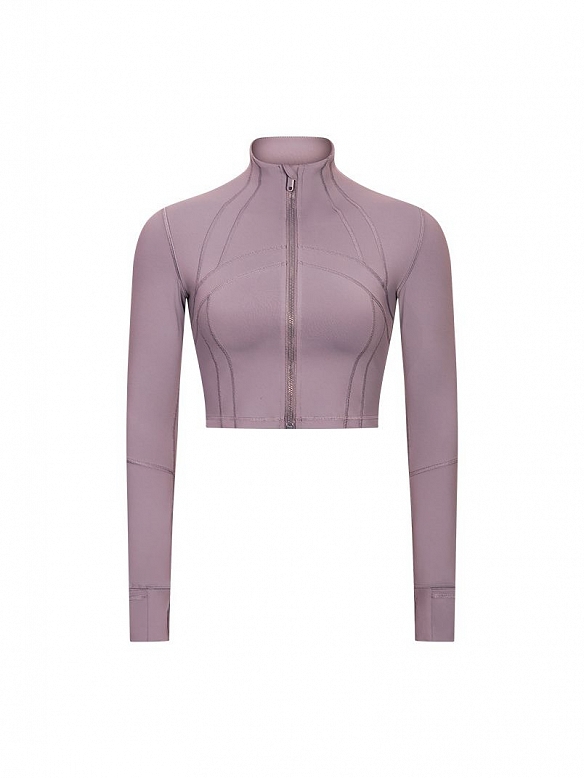 Damen Cropped Sportjacke Kurze Sportjacke FT033