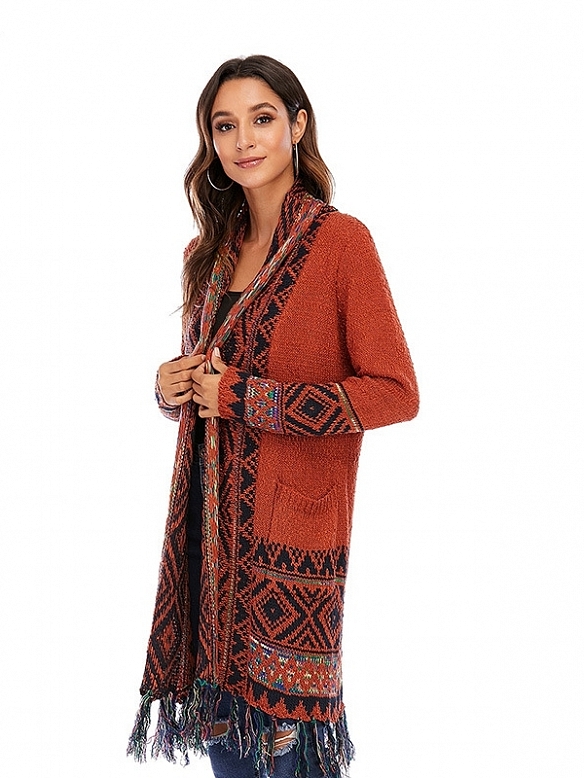 Damen Vintage Cardigan FT043