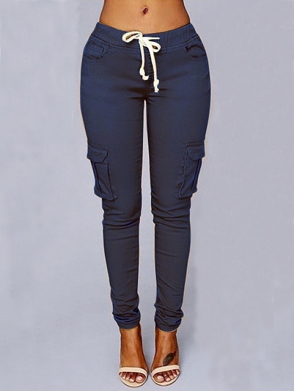 Damen Slim Fit Cargohose FH133