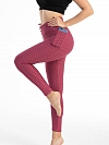 Damen Hohe elastische Yogahose Leggings mit Taschen FH072