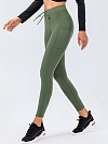 Damen Atmungsaktive Yogahose Sporttights mit Tunnelzug FH243