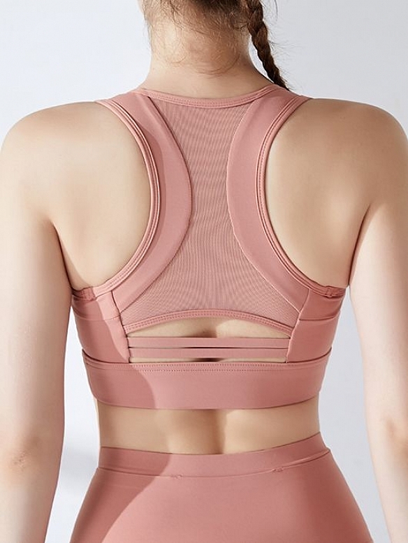 Damen High Support Sport-BH mit Meshdetails FT012