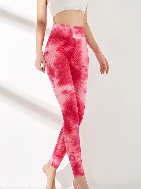 Damen Batik Leggings Sporttights FH076