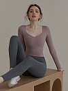Damen Sportshirt Yoga-Top FT035