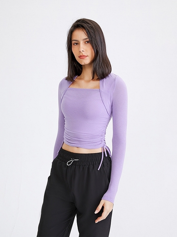 Damen Schnelltrocknendes Sporttop Fitnessshirt FT064