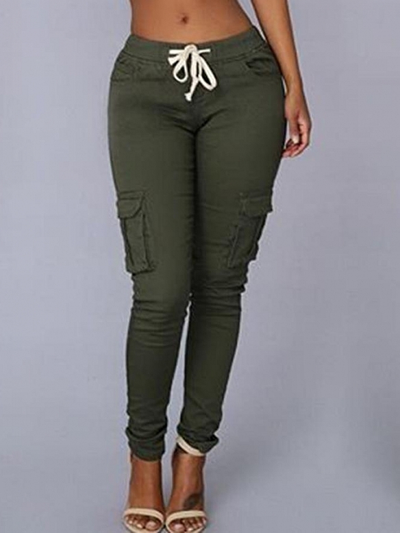 Damen Slim Fit Cargohose FH133